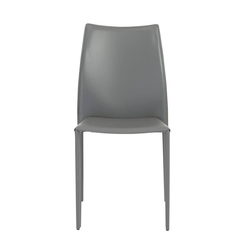 Dalia Stacking Side Chair - Grey
