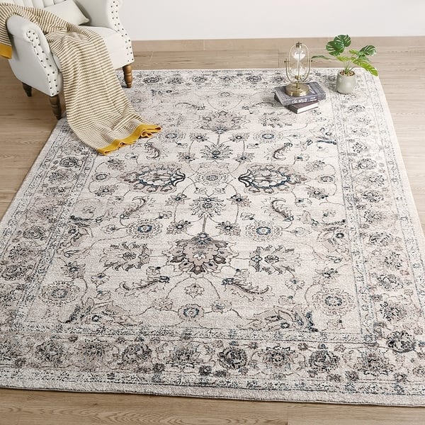 Shop Lnc Rugs 8 X 10 Mat Indoor Distressed Vintage Area Rug 8 X10 On Sale Overstock 22671551