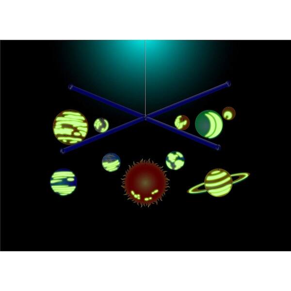Shop 4m Kidzlabs Glow In The Dark Solar System Mobile Making