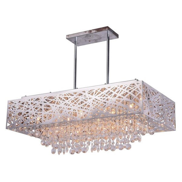 Silver Orchid Quirk Chrome 12-light Chandelier - Chandeliers For Bedrooms by Overstock.com