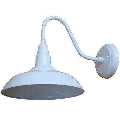 JANEL 1 Light Wall sconce in White