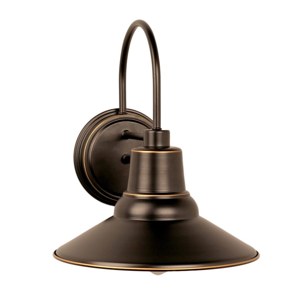 1-Light Exterior Wall Lighting in Imperial Black
