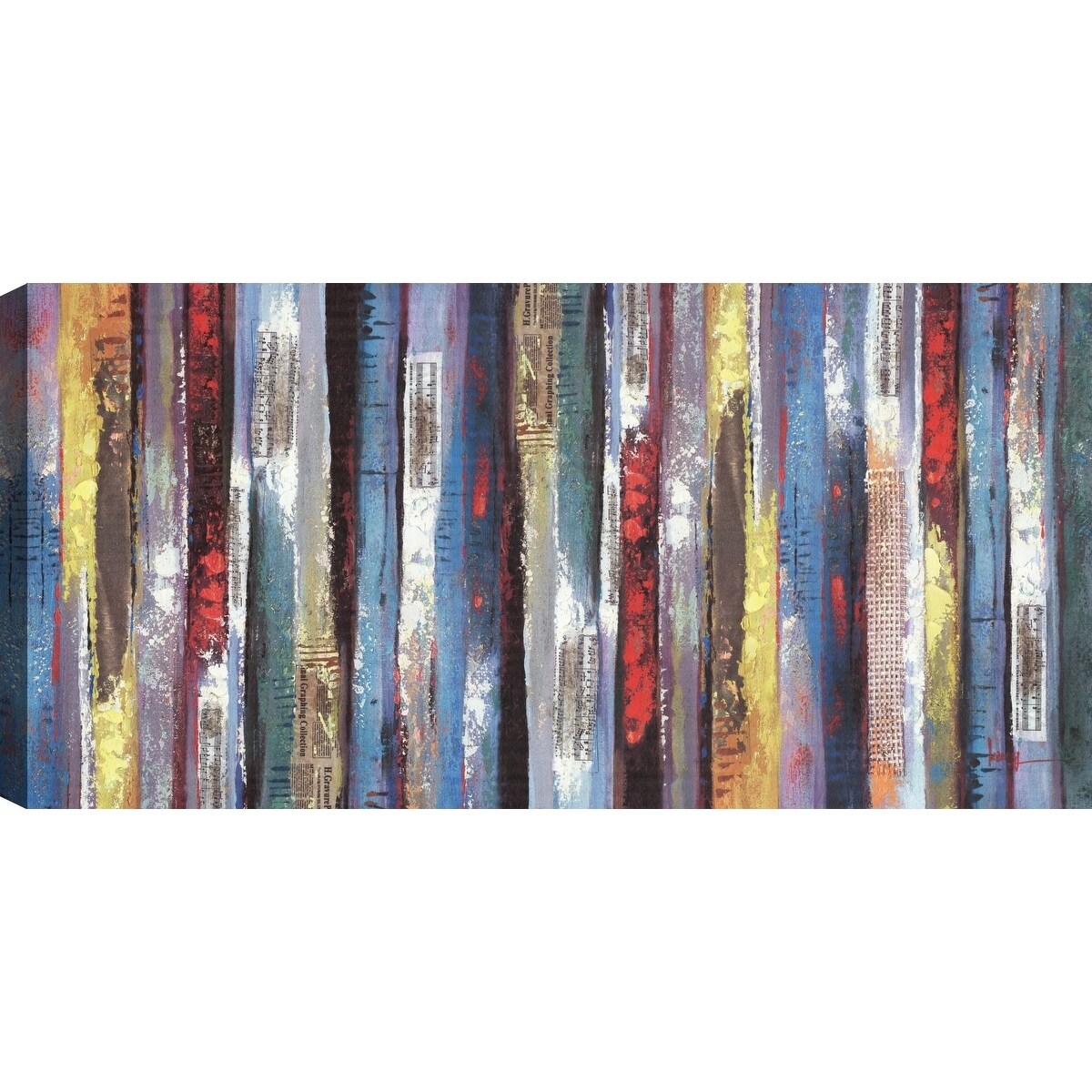 Shop Artmaison Canada Layers Multicolored Canvas Ready To Hang