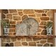 Kenchuto Antique Rustic Teak Wood Tray - Thumbnail 2