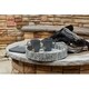 Kenchuto Antique Rustic Teak Wood Tray - Thumbnail 3