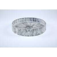 Kenchuto Antique Rustic Teak Wood Tray