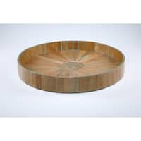 Kenchuto Antique Rustic Teak Wood Tray