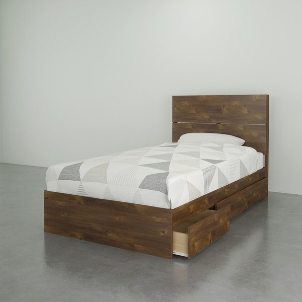 Shop Nexera Nocce Storage Bed With Headboard Truffle Ships To