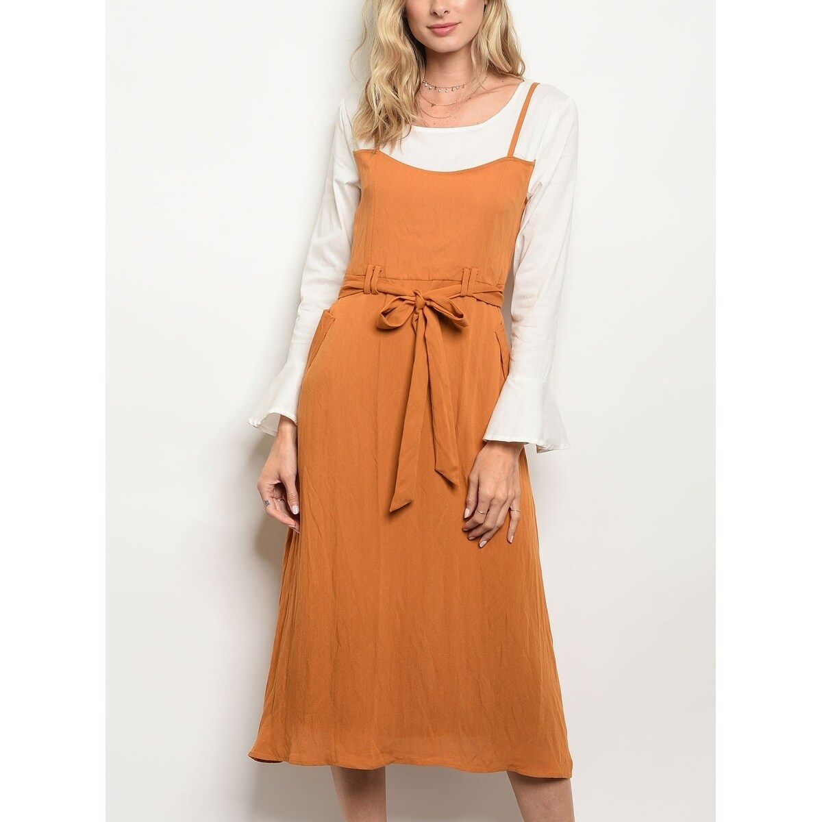 slip dress long sleeve