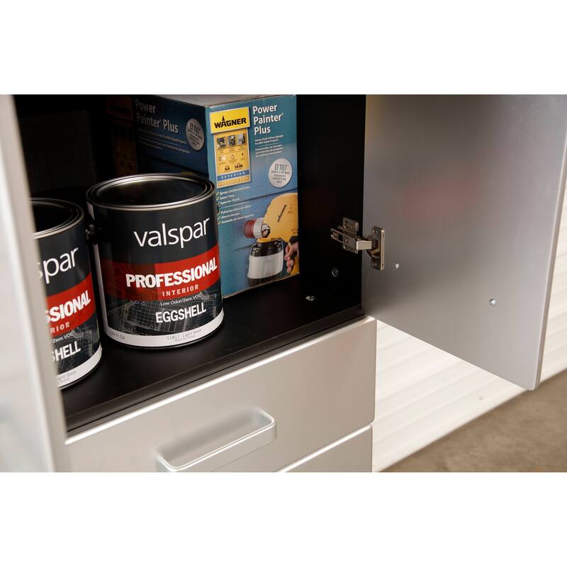 Tuff Stor Model 24206 Garage Storage Cabinet with Two Doors and Three Drawers