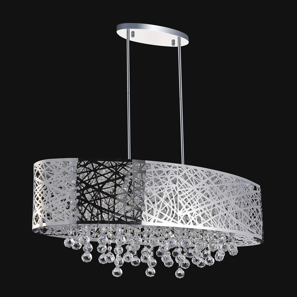 Silver Orchid Hamilton Chrome 8-light Chandelier - Chandeliers For Bedrooms by Overstock.com