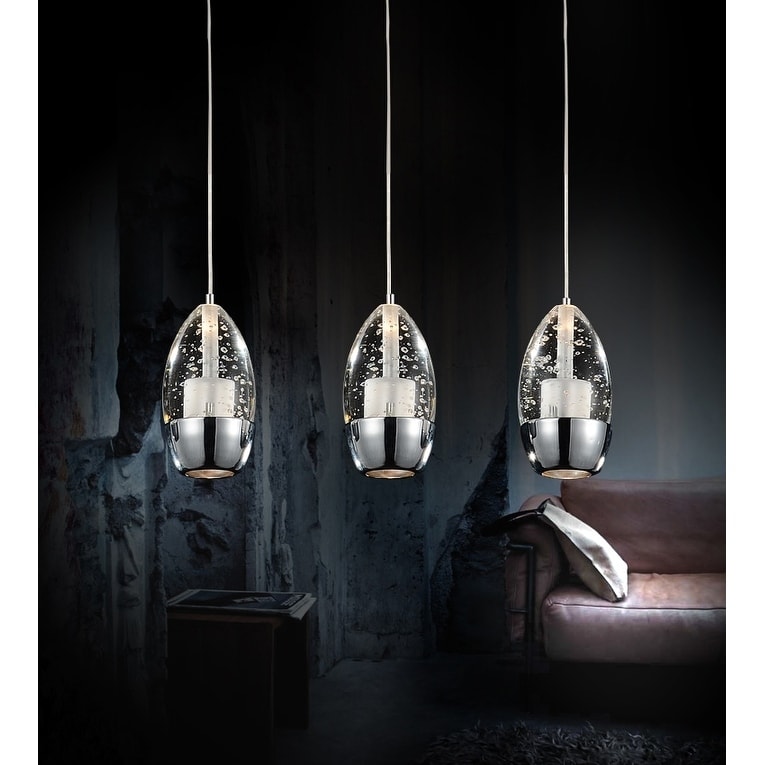 3 Light Chandelier with Chrome Finish - Chandeliers For Bedrooms by Overstock.com