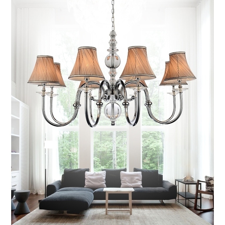 Gracewood Hollow Usongo 8-light Chandelier with Chrome Finish - Chandeliers For Bedrooms by Overstock.com