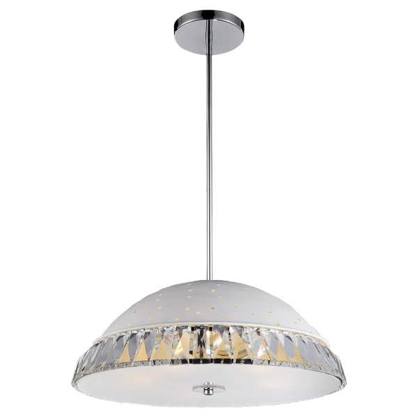 Porch & Den McClarey White Finish 6-light Chandelier - Chandeliers For Bedrooms by Overstock.com