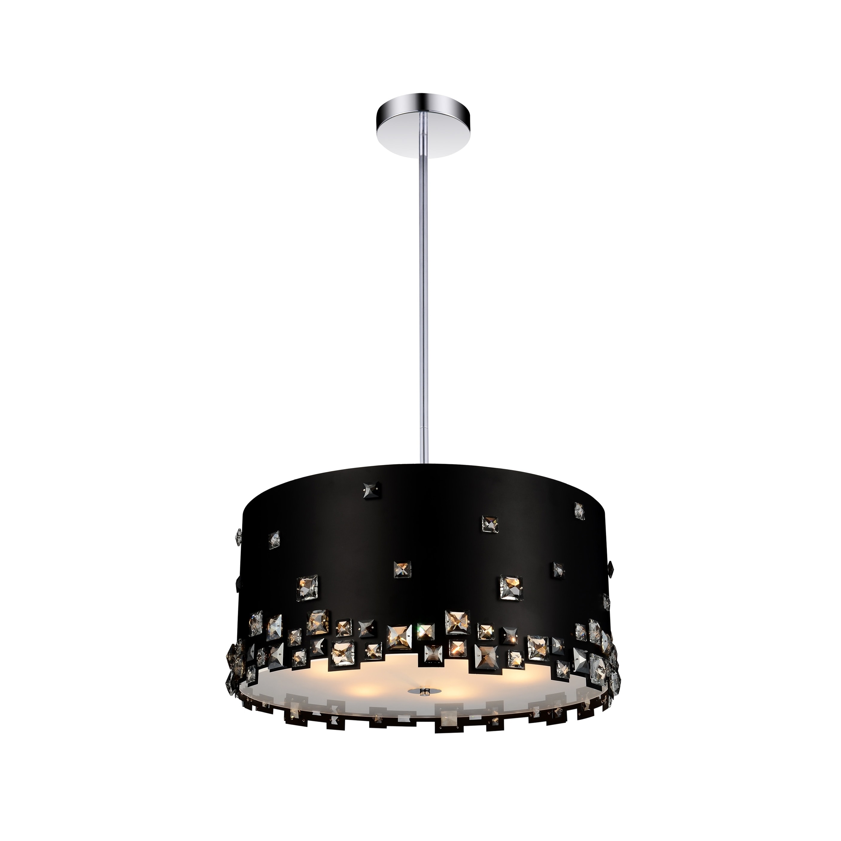 5 Light Chandelier with Black Finish - Chandeliers For Bedrooms by Overstock.com