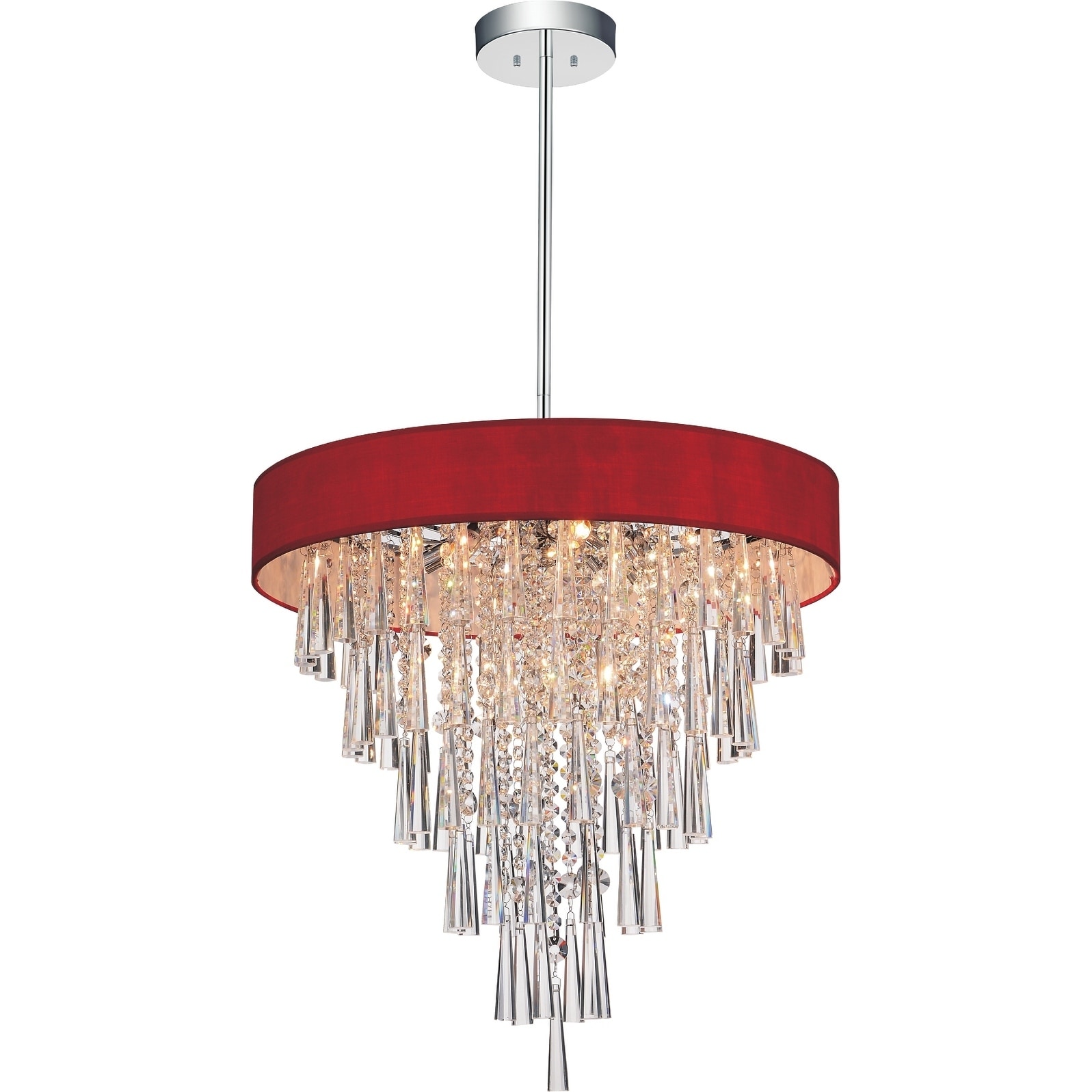 6 Light Chandelier with Chrome Finish - Chandeliers For Bedrooms by Overstock.com