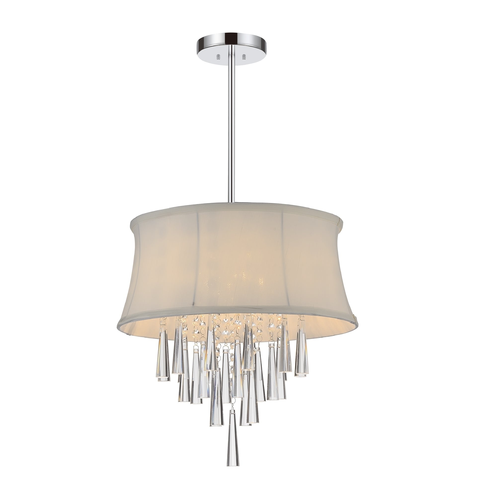 4 Light Chandelier with Chrome Finish - Chandeliers For Bedrooms by Overstock.com