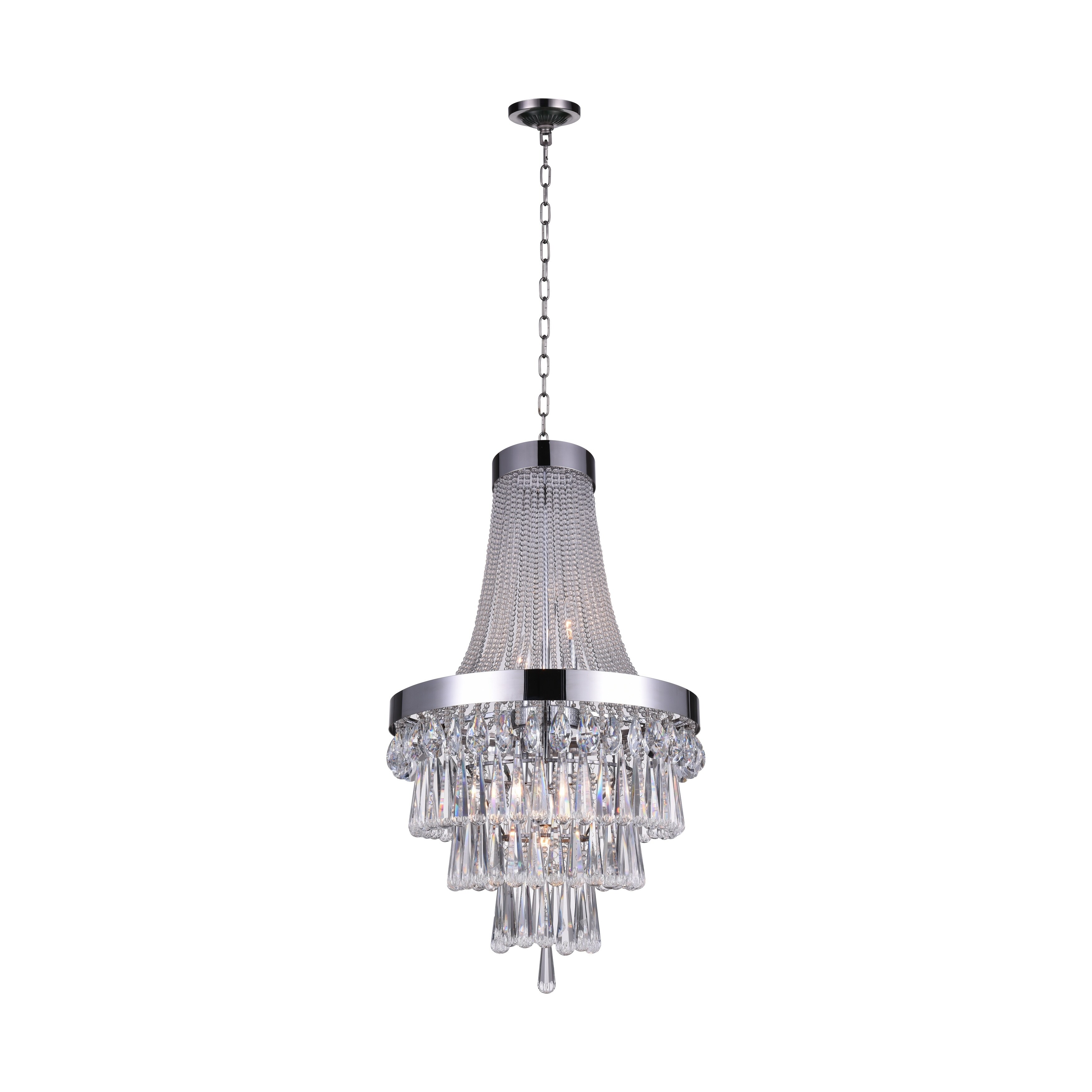 Silver Orchid Kersten Chrome 7-light Chandelier - Chandeliers For Bedrooms by Overstock.com