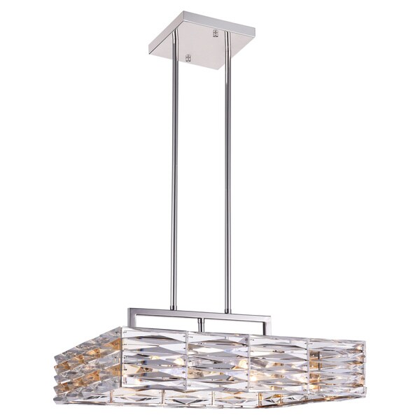 Silver Orchid Chase 8-light Chandelier with Bright Nickel Finish - Chandeliers For Bedrooms by Overstock.com