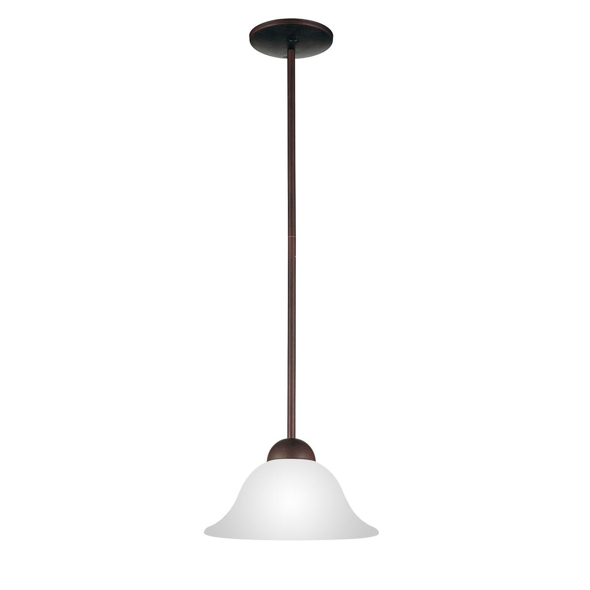 1 Light Chandelier with Oil Rubbed Brown Finish - Chandeliers For Bedrooms by Overstock.com