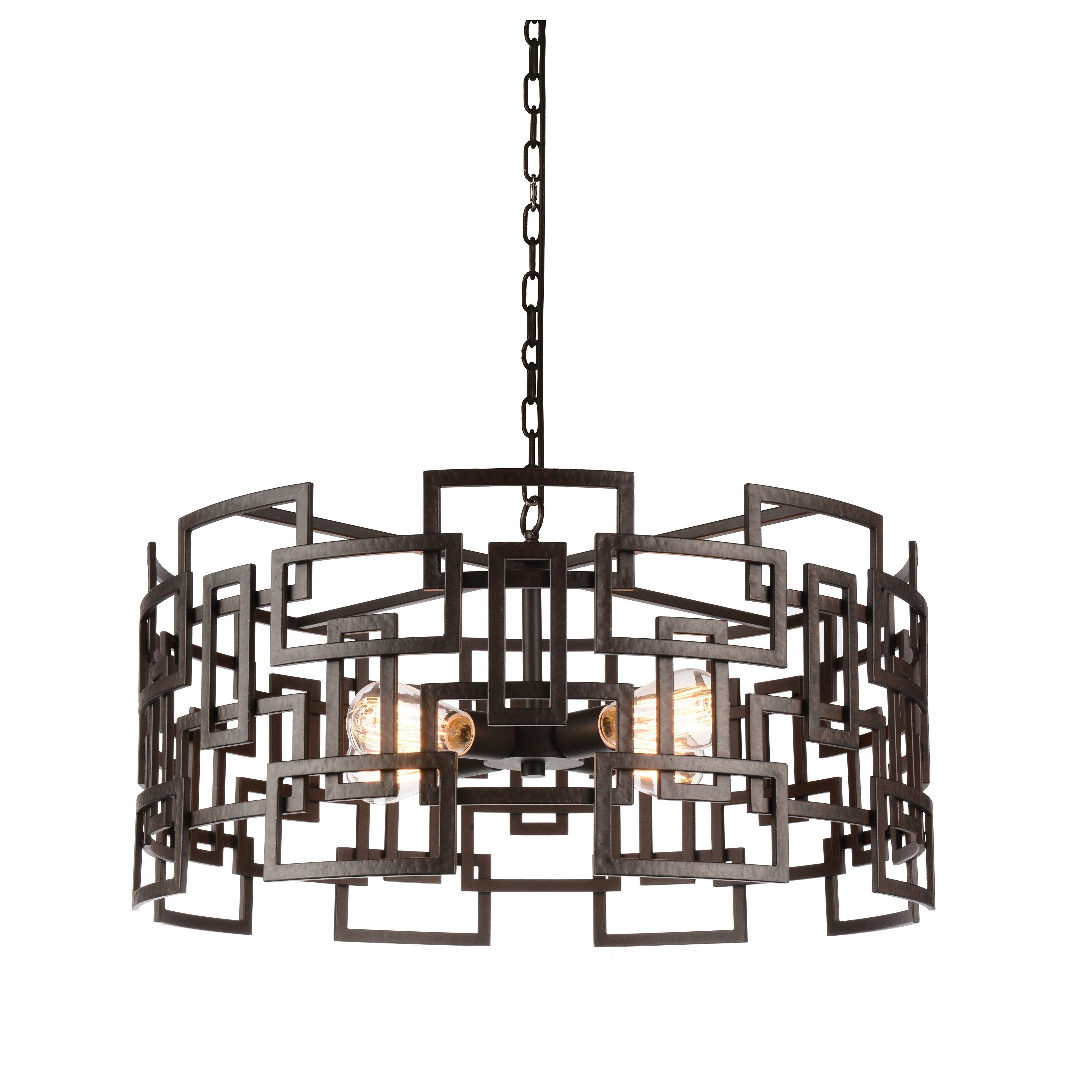 The Gray Barn Broken Spur 4-light Chandelier with Brown Finish - Chandeliers For Bedrooms by Overstock.com