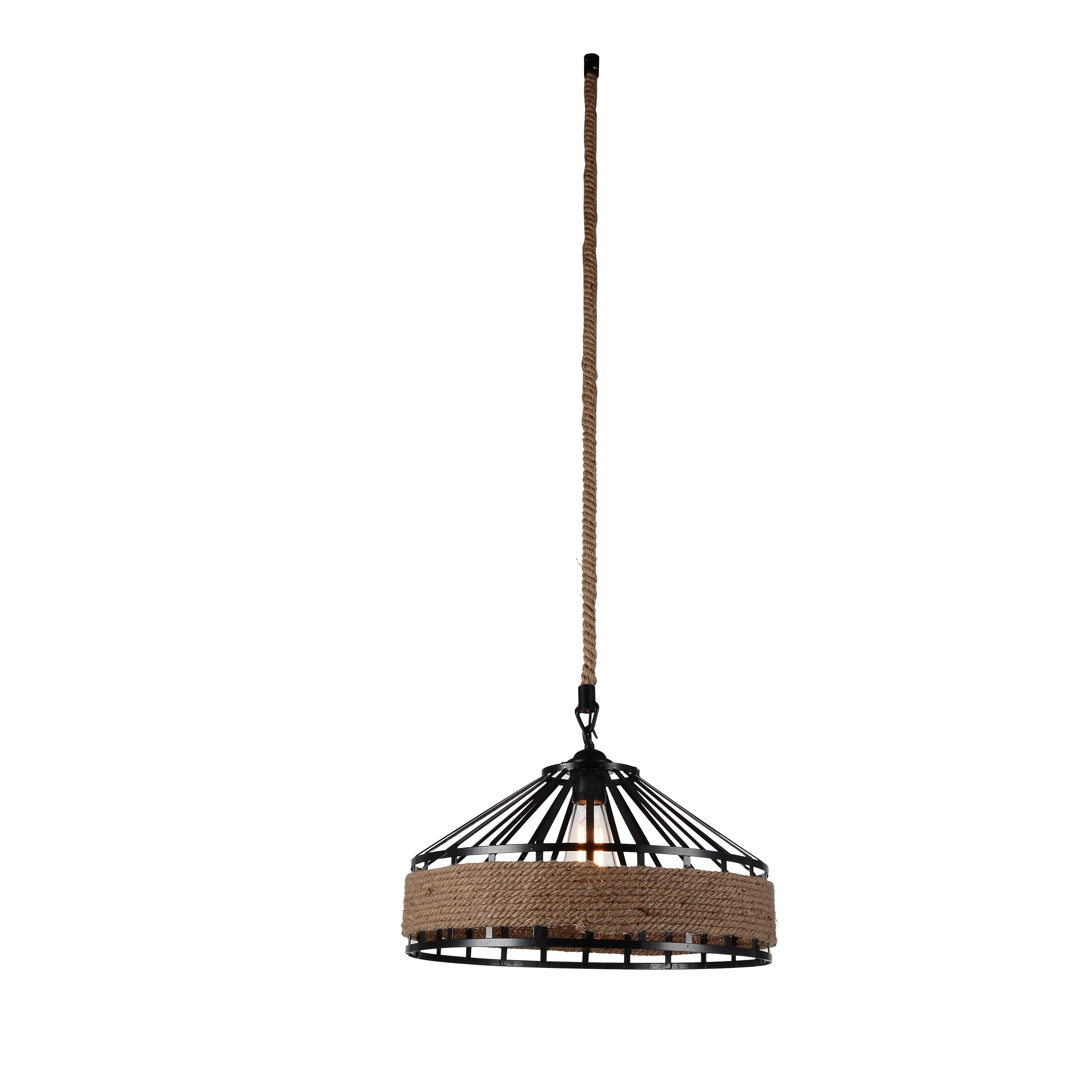 The Gray Barn Cocklebur 1-light Chandelier with Black Finish - Chandeliers For Bedrooms by Overstock.com