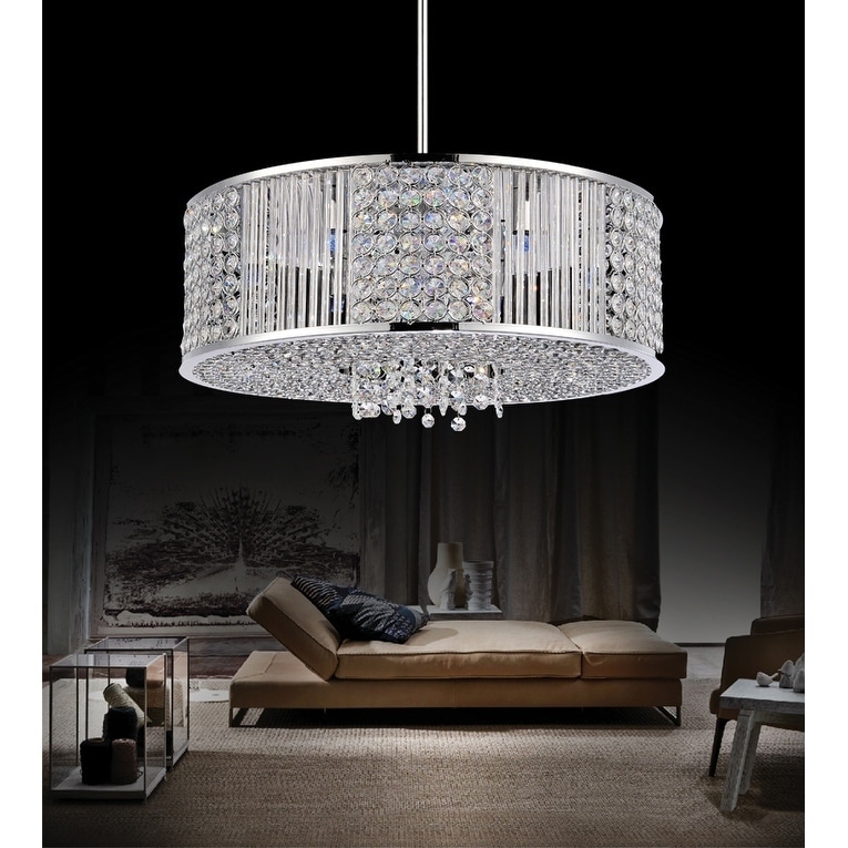 6 Light Chandelier with Chrome Finish - Chandeliers For Bedrooms by Overstock.com