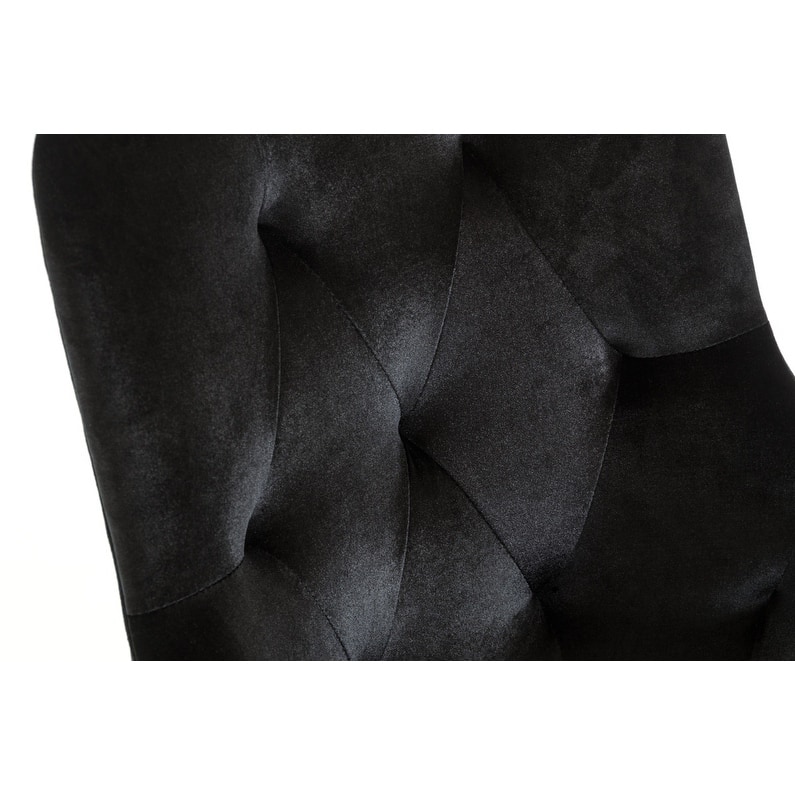 A&X Larissa Modern Black Fabric Dining Chair