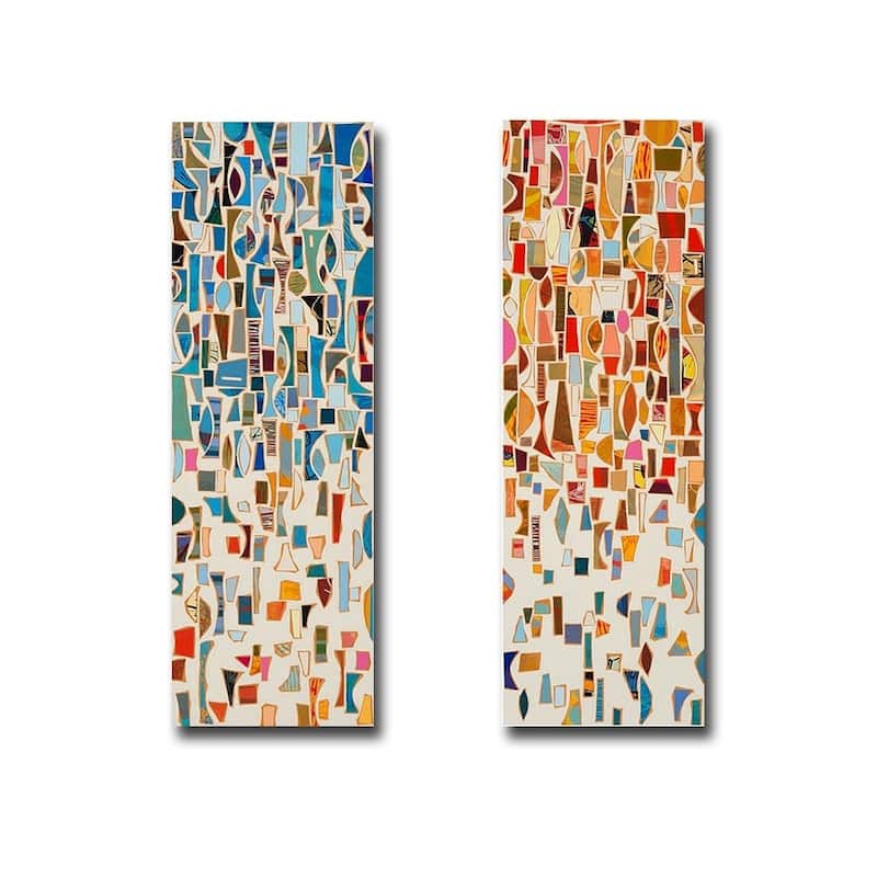 Drift 1 & 2 by Fernando Reyes 2-piece Gallery Wrapped Canvas Giclee Art Set