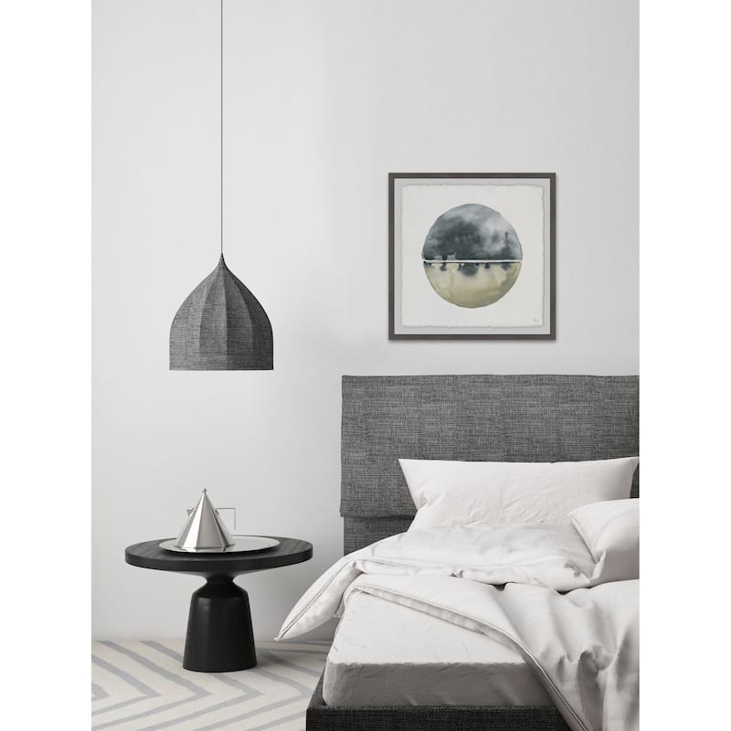 Blue Reflection' Framed Painting Print - Multi-Color