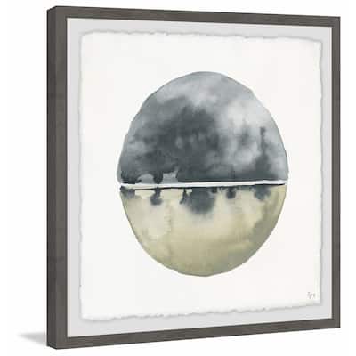 Blue Reflection' Framed Painting Print - Multi-Color