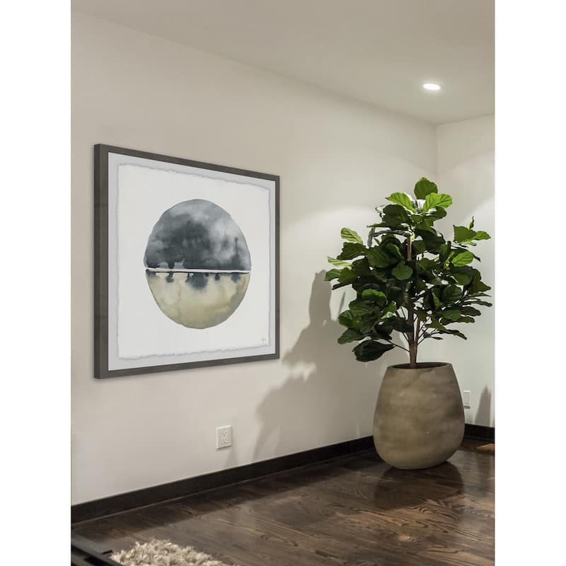 Blue Reflection' Framed Painting Print - Multi-Color