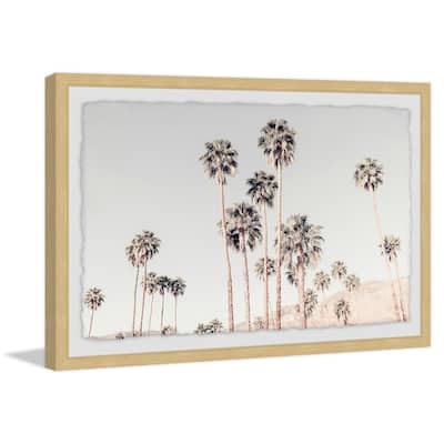 'Palm Tree Overload' Framed Painting Print - Multi-Color
