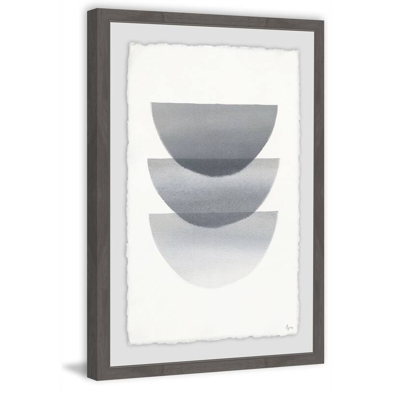 'Dark Shades' Framed Painting Print - Multi-Color