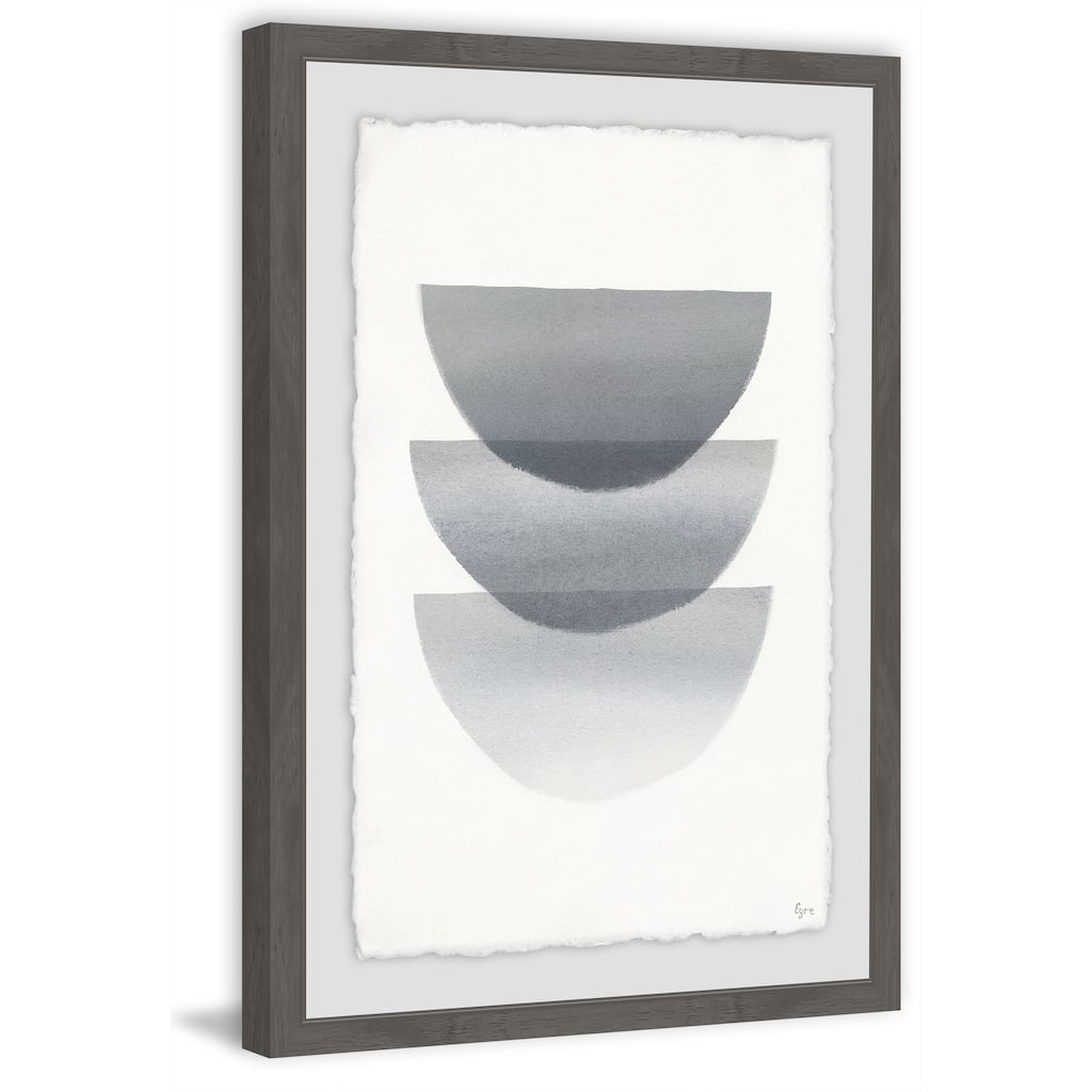 'Dark Shades' Framed Painting Print - Multi-Color