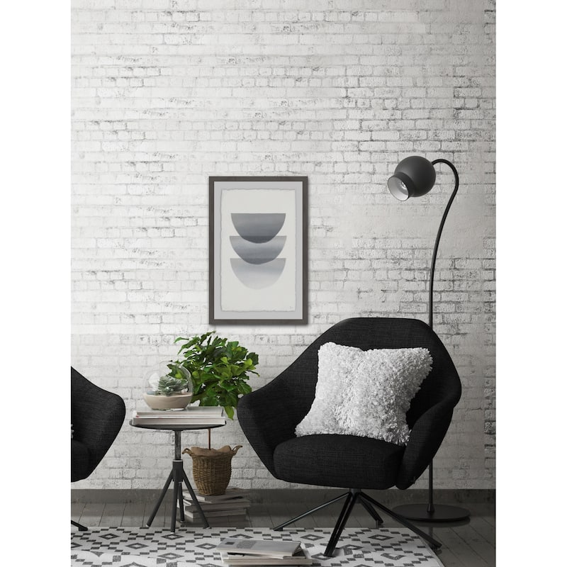 'Dark Shades' Framed Painting Print - Multi-Color