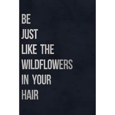 Wildflowers in Your Hair' Painting Print on Wrapped Canvas - Multi-Color