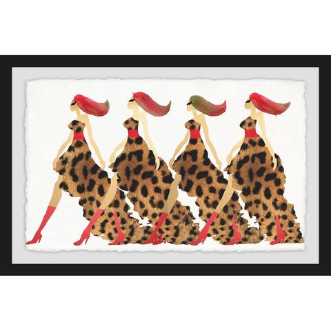 Marmont Hill - Handmade Cheetah Gown Framed Print