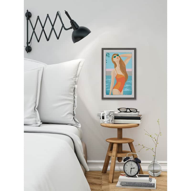 'That Awesome Feeling' Framed Painting Print - Multi-Color