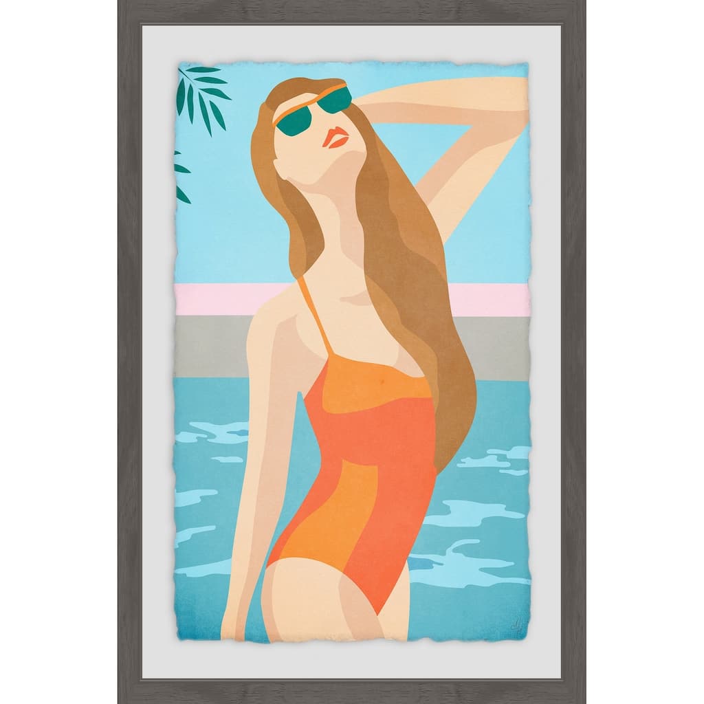 'That Awesome Feeling' Framed Painting Print - Multi-Color