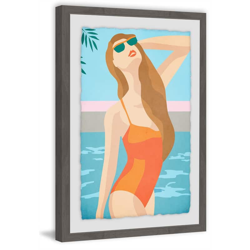'That Awesome Feeling' Framed Painting Print - Multi-Color