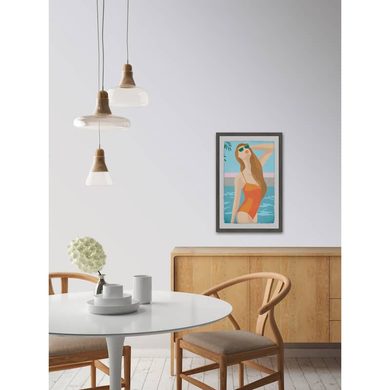 'That Awesome Feeling' Framed Painting Print - Multi-Color