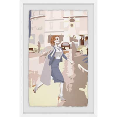 Road Fashion' Framed Painting Print - Multi-Color