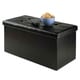 preview thumbnail 3 of 3, Ashford Ottoman with Storage Faux Leather