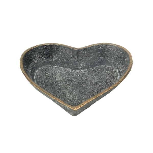 Cheung's Handmade Distressed Cast Iron Table Decor - Hearts