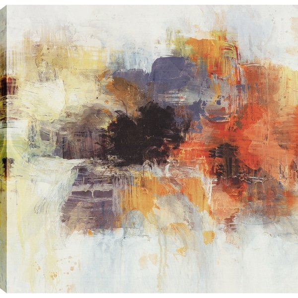 Into The World Of Colors I Abstract Art Canvas Print Wall Art Decor 24x24 Ready To Hang By Artmaison Ca Multi Color