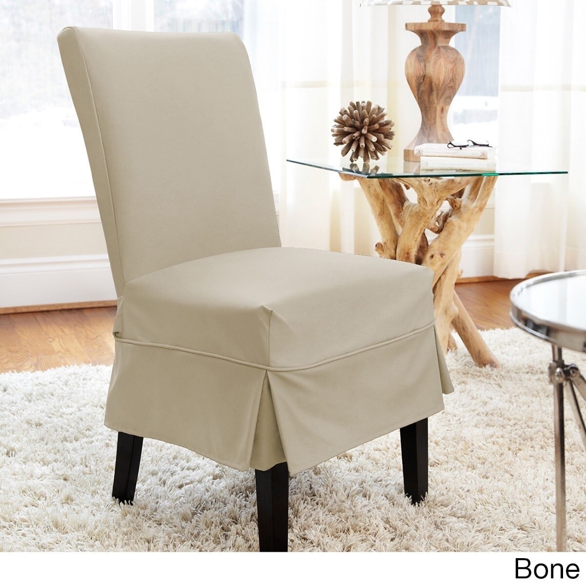 twill dining chair slipcovers