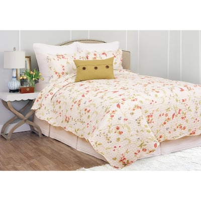 Size Full Pink Floral Quilts Coverlets Find Great Bedding