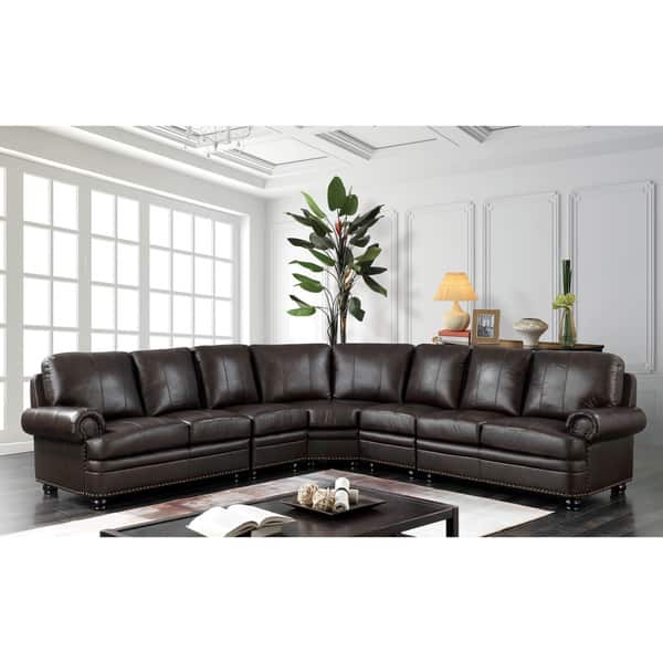 Furniture Of America Beon Traditional Brown 8 Seater Beon Traditional Brown 8 Seater