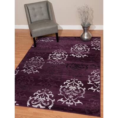 Westfield Home Montclaire Germaine Lilac Runner Rug - 2'3 x 7'2"